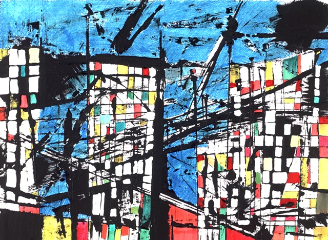 abstract cityscape 1