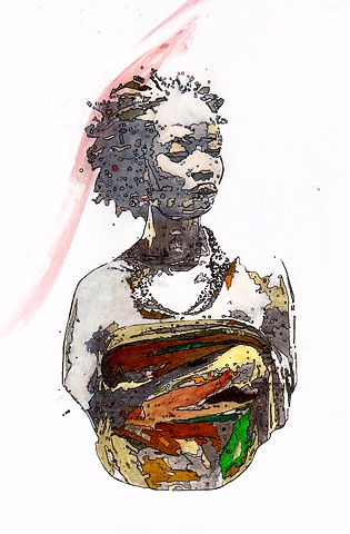 abstract bust 23 African Beauty