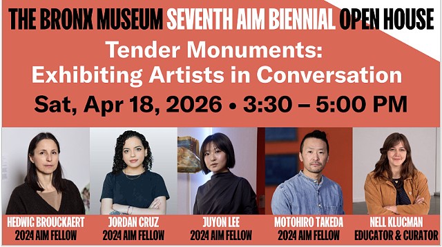 Artist Panel TENDER MONUMENTS: SEVENTH AIM BIENNIAL ARTISTS IN CONVERSATION 