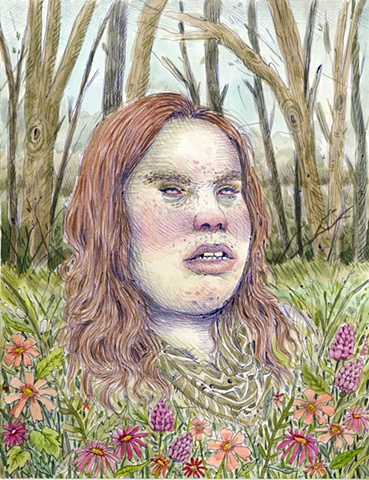 Self Portrait in the Woods