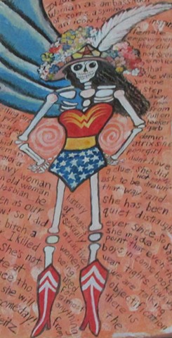 Wonder Woman as Catrina