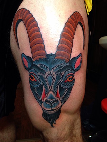 TattoosByScottQuinney - Ibex Head