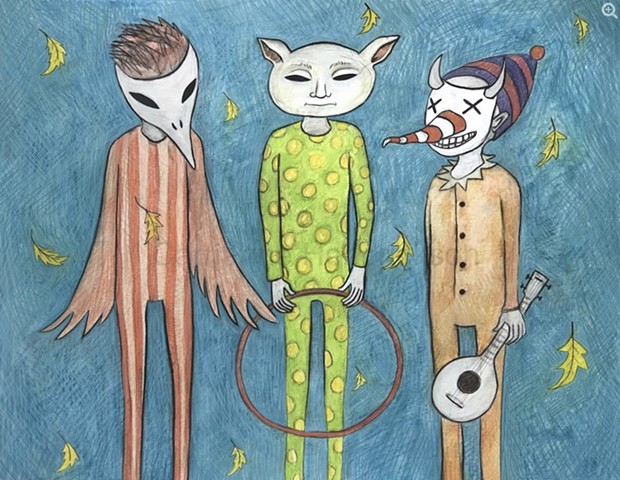 Mixed media on archival paper , 14 x 17”