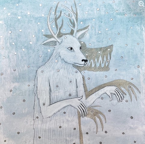 Strange Animal figure study.