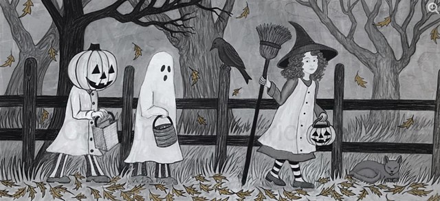 Halloween drawing.
