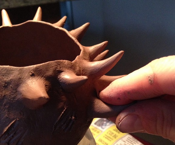 Building a thorny vessel.
