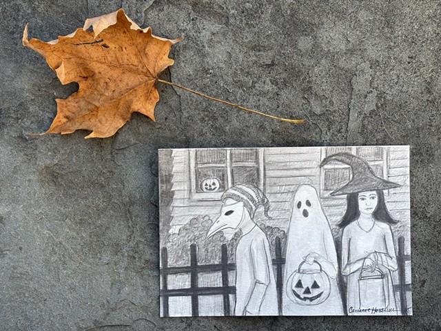 Halloween drawing.