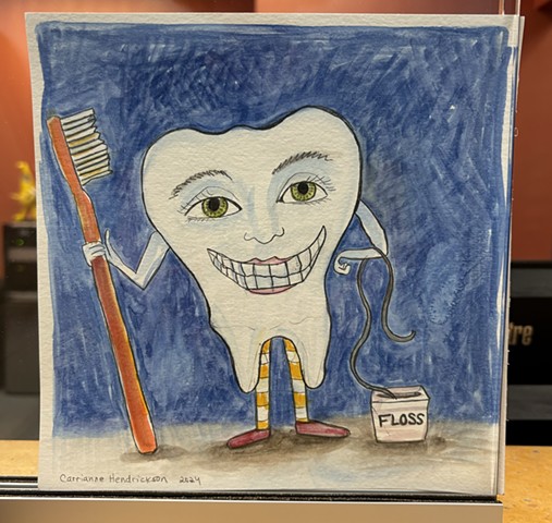 Quick funny sketch for a dentist office.