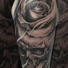Skull Rose Tattoo