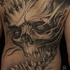 Skull Backpiece Tattoo
