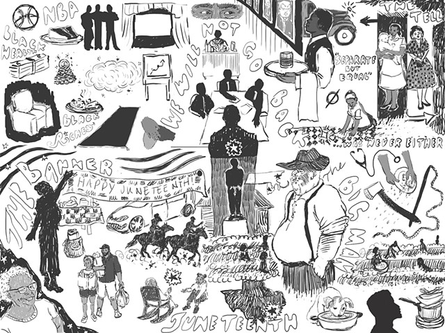 We Will Not Go Back, Illustration