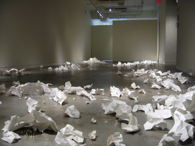 rocks and caves (installation view)