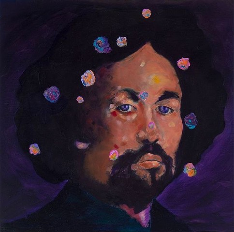 Beauty Marks, Son of Velasquez VI, oil on panel , 18 x 18", 2025