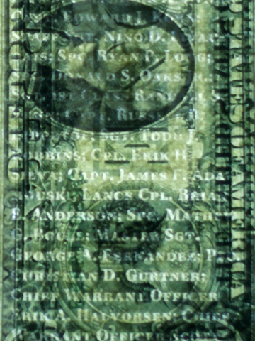 Dollar Memorial, detail