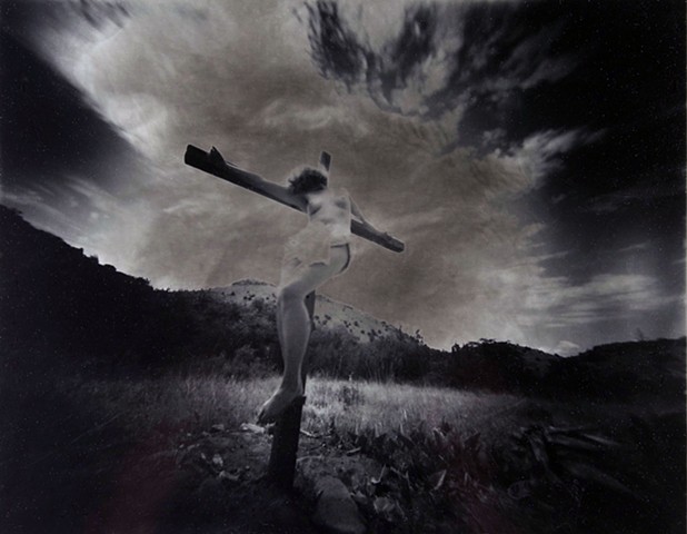 Crucified Woman 2
1990-2004
pinhole photograph
archival pigment print
13"x20"

