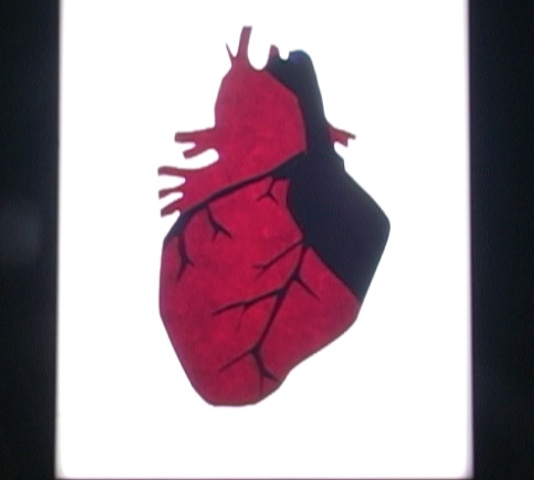 Cut-Paper heart.