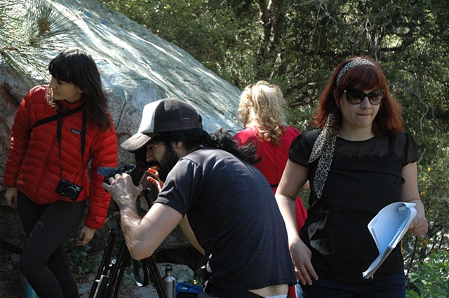 On the Set of "How To Be A Female Director"