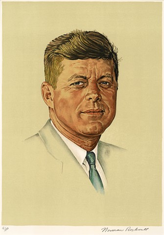 "Norman Rockwell's John F Kennedy"