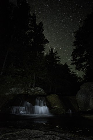 "Screw Auger Falls, Summer, New Moon"