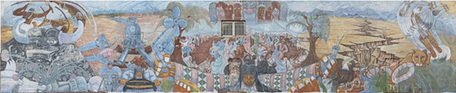 "Montezuma Mural, Santa Fe, New Mexico"