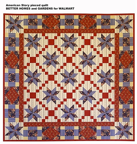 American Story pieced quilt
