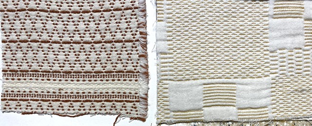 2 designs for pick stitch matelasses