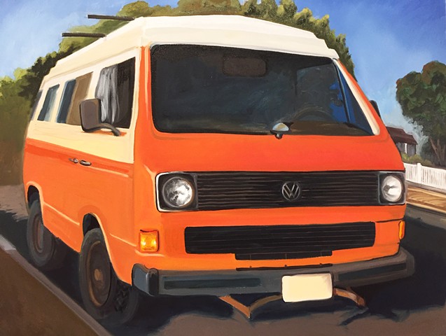 a vintage VW BUS spotted in Ventura CA