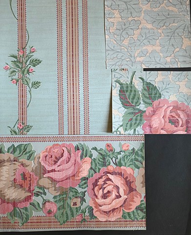 ANTIQUE ROSE wallpaper collection for Bloomcraft