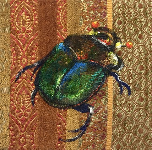 Green Scarab Beetle