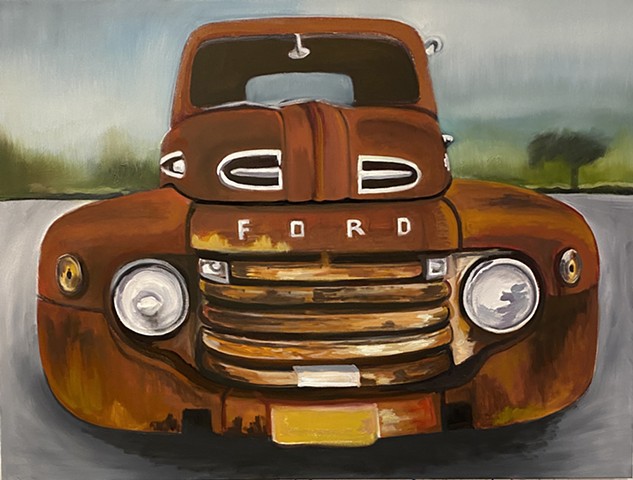 RUSTY FORD PICK-UP