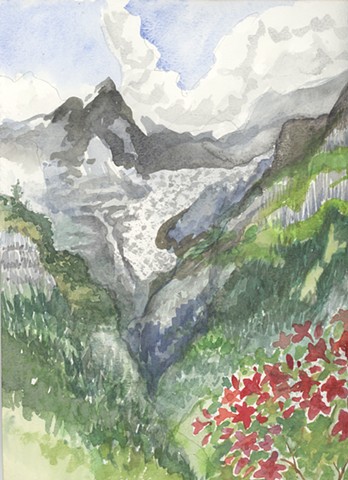 the Glacier on Monch