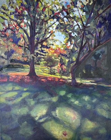 Chelsea Sebastian tree Appleby Wellesley painting Massachusetts America USA fine art color