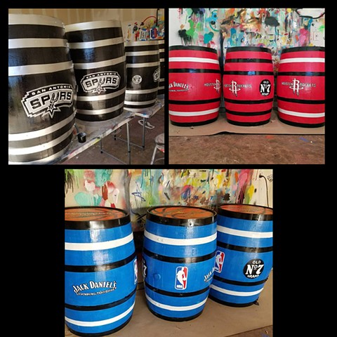 Jack Daniel's x NBA Custom Barrels 
