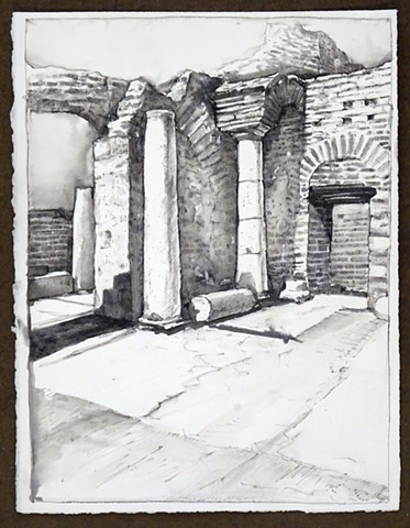 Travel Drawing: Ephesus, Turkey
