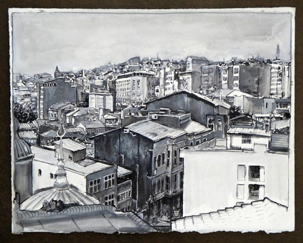 Doug Russell: Travel Drawing Istanbul Turkey