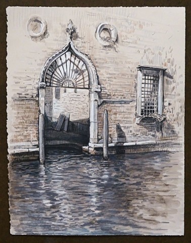 Travel Drawing: Venice, Italy