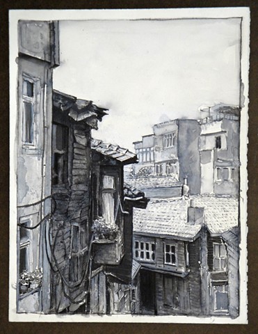 Doug Russell: Travel Drawing Istanbul Turkey