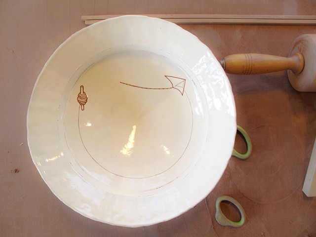 bowl; kite