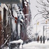 Snow scene: Ontario Street, Stratford. Ontario.