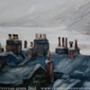 Rooftops, Robin Hoods Bay, Yorkshire, Watercolour.