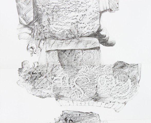 Abbreviated monolith (Alabasterl) Detail