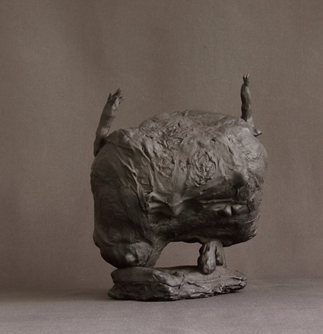 Stones buried standing 4