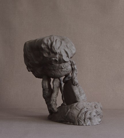 Stones buried standing 5