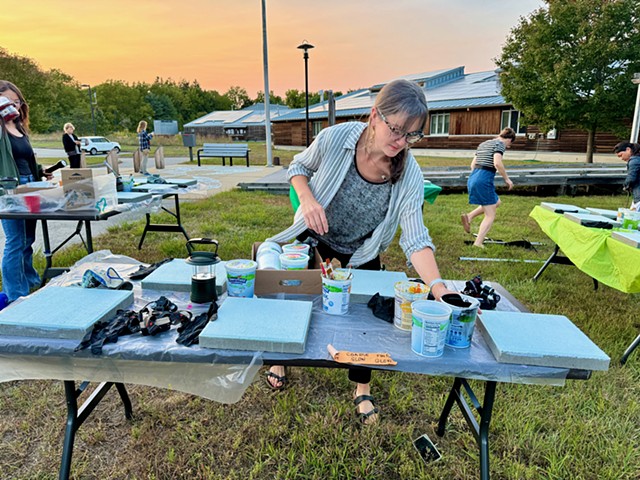 Dark Skies lecture and glow-in-the-dark garden stepping stone workshop