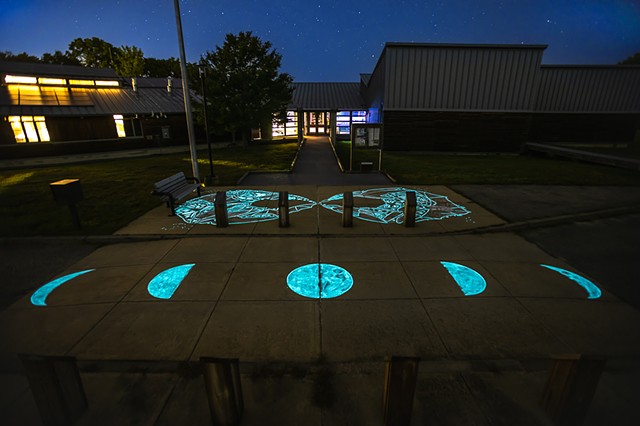 Dark Skies mural at Parker River National Wildlife Refuge