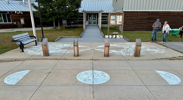 Dark Skies mural at Parker River National Wildlife Refuge