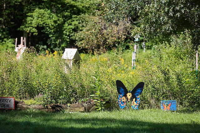 Camp Kent 2023 Butterfly Mural Migration, photo credit John Andrews