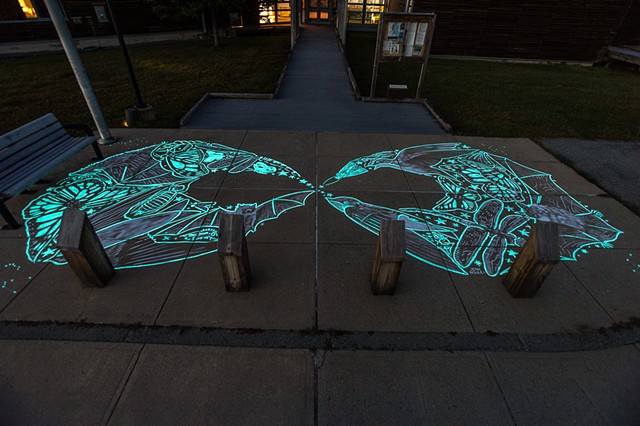 Dark Skies mural at Parker River National Wildlife Refuge