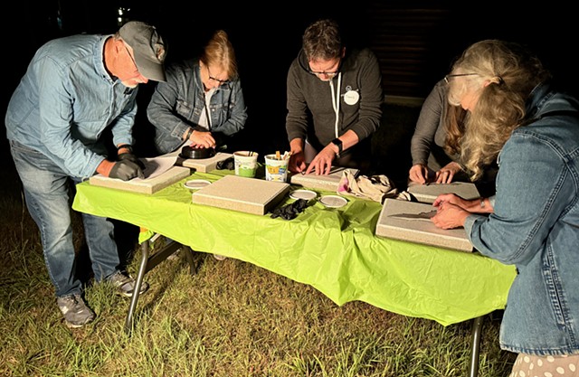 Dark Skies lecture and glow-in-the-dark garden stepping stone workshop