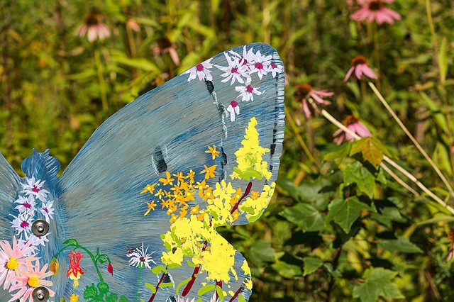 Camp Kent 2023 Butterfly Mural Migration, photo credit John Andrews